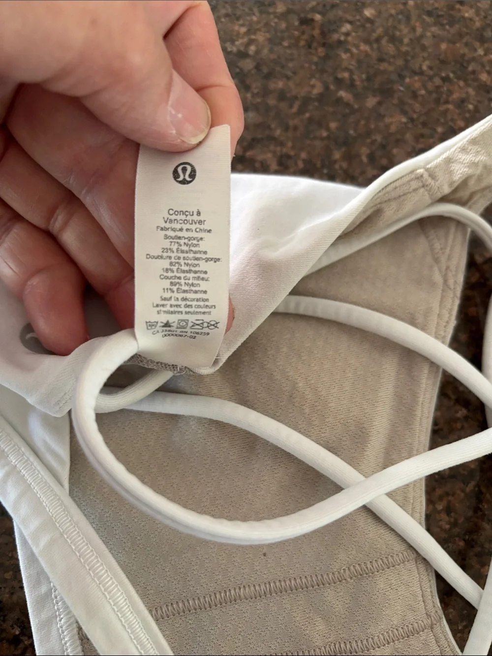 lululemon athletica White Strappy Crisscross Sports Workout Top-6